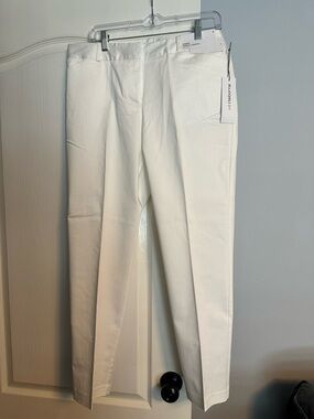Liz Claiborne Emma Ankle-Length Pants in White